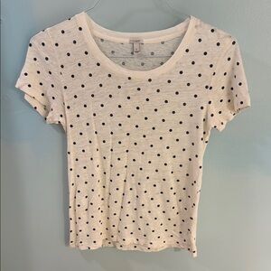 J.Crew Polka Dot T-Shirt